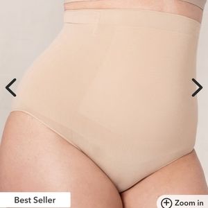 Shapermint Essentials Empetua High-Waisted Shaper Panty Beige